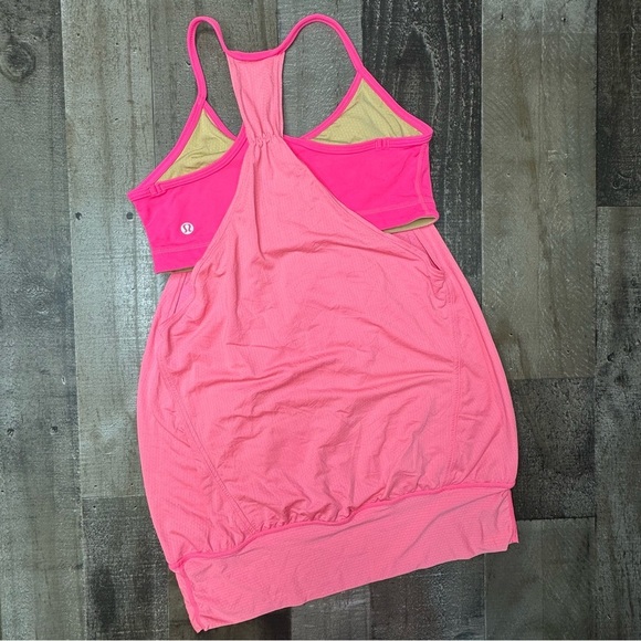 Lululemon Athletica Vibrant Pink No Limits Tank Top size 6 - Picture 4 of 8